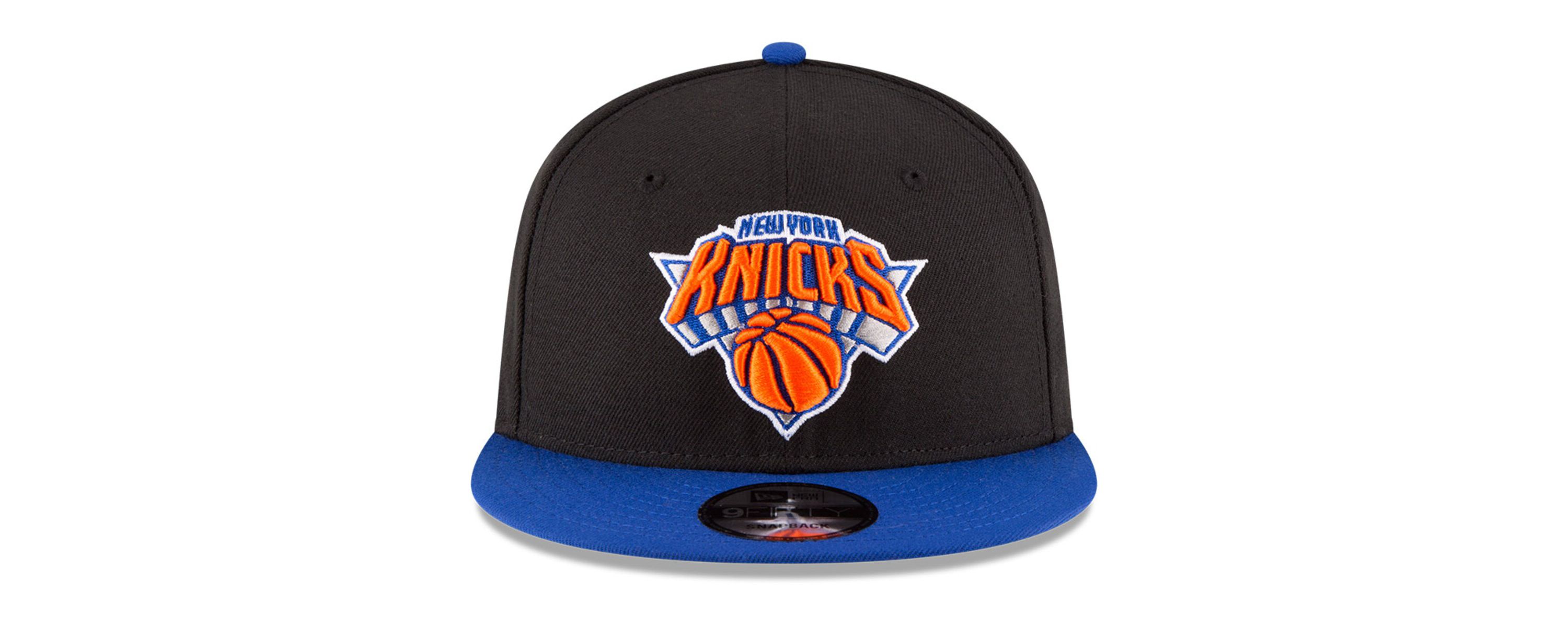 NBA Black/Blue New York Knicks 2-Tone 9FIFTY Adjustable Snapback Hat