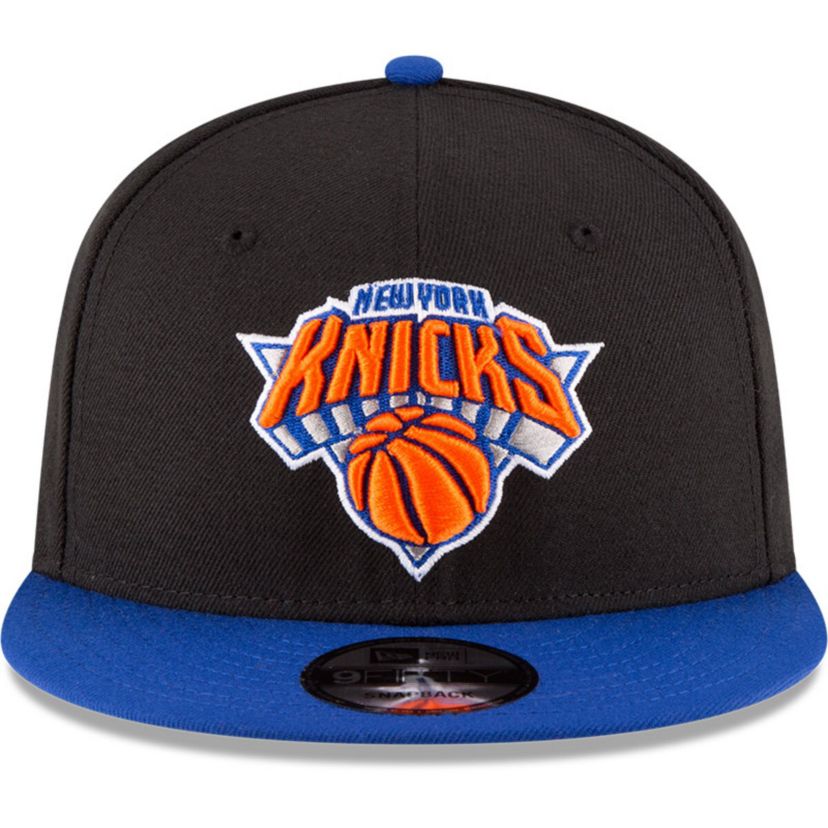 NBA Black/Blue New York Knicks 2-Tone 9FIFTY Adjustable Snapback Hat