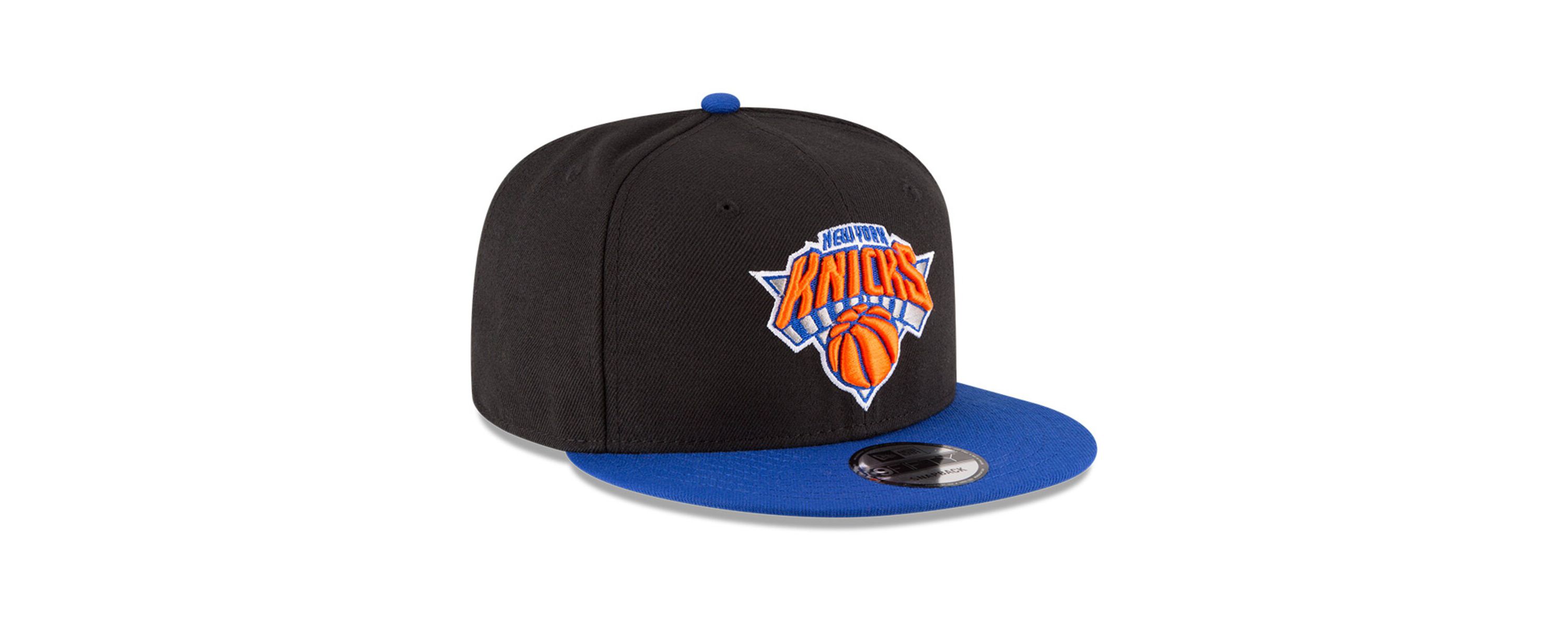 NBA Black/Blue New York Knicks 2-Tone 9FIFTY Adjustable Snapback Hat