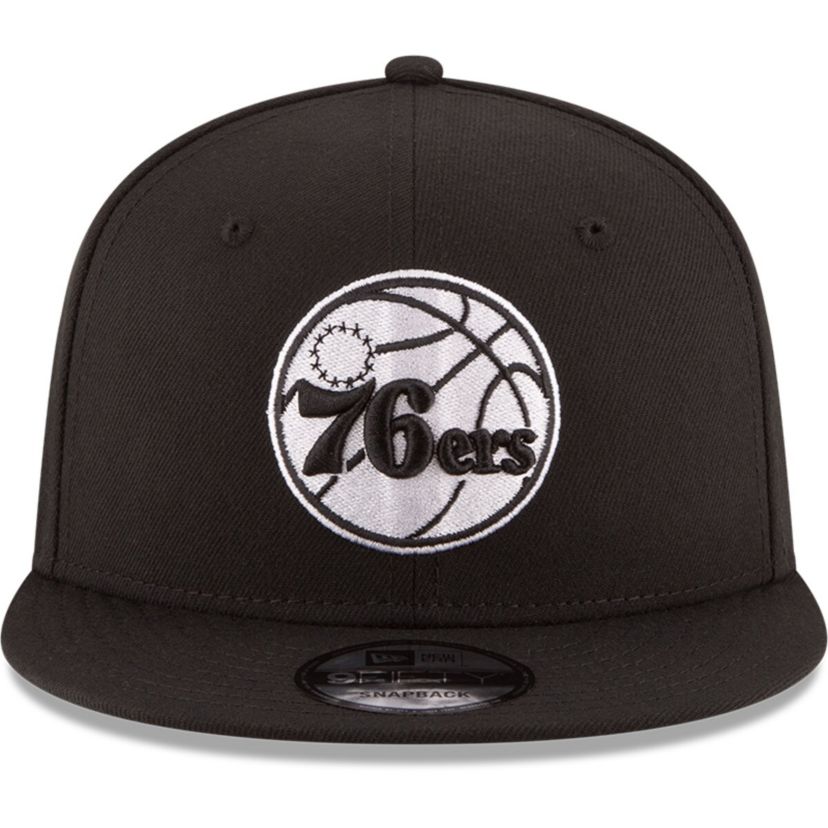 NBA Philadelphia 76ers & Logo 9FIFTY Adjustable Snapback Hat