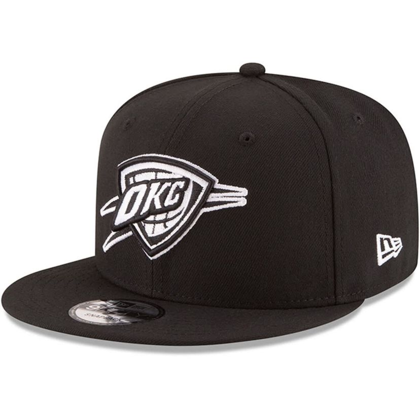 NBA Oklahoma City Thunder & Logo 9FIFTY Adjustable Snapback Hat