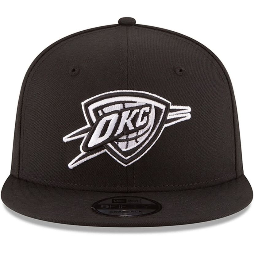 NBA Oklahoma City Thunder & Logo 9FIFTY Adjustable Snapback Hat