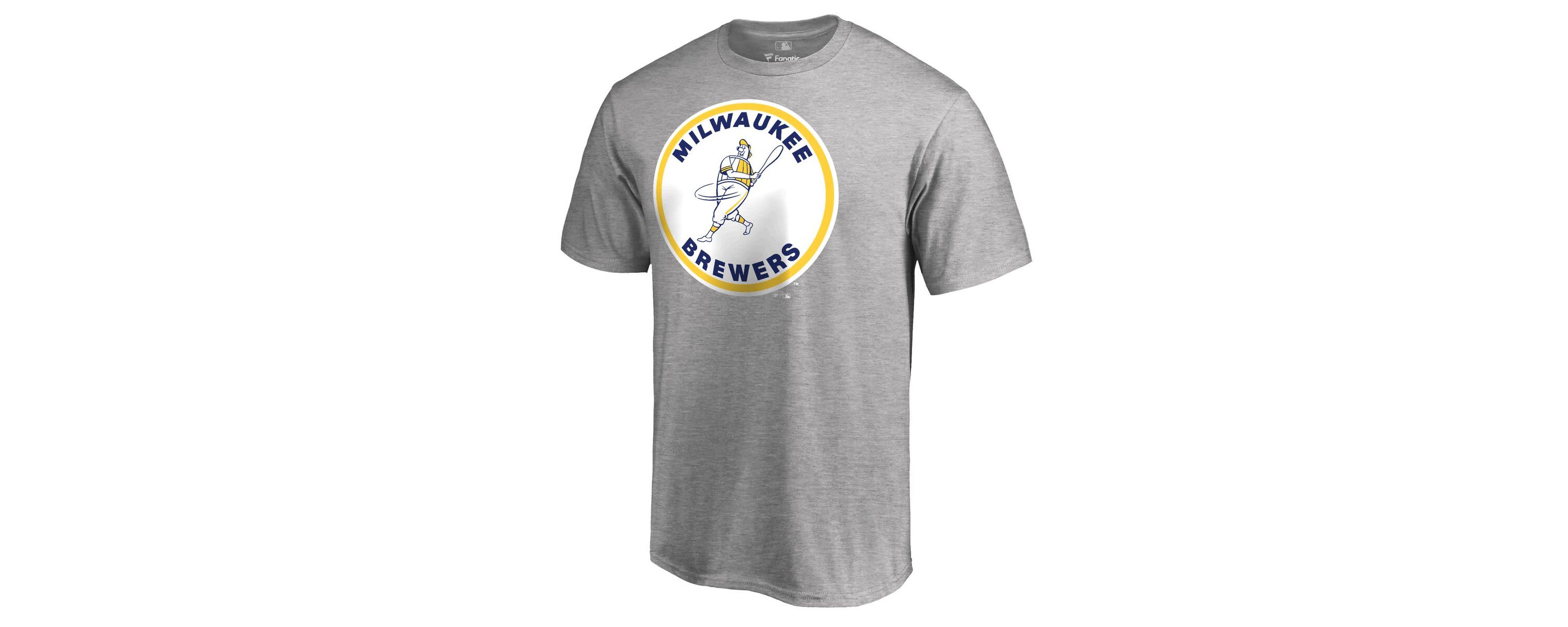 MLB Milwaukee Brewers Cooperstown Collection Forbes T-Shirt