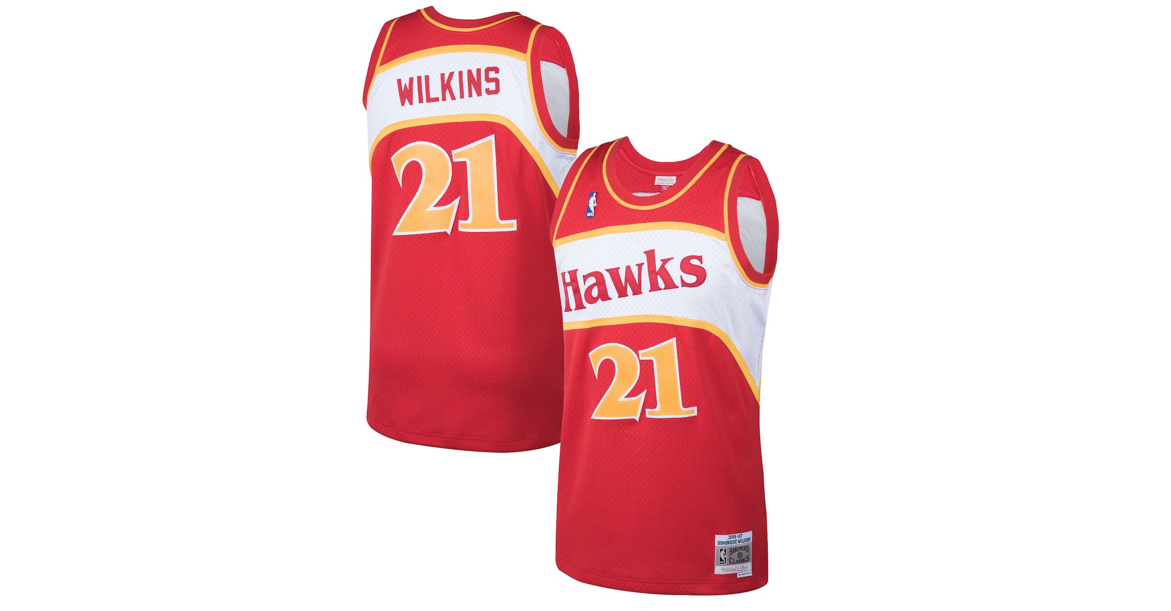 NBA Dominique Wilkins Atlanta Hawks 1986/87 Hardwood Classics Swingman Jersey