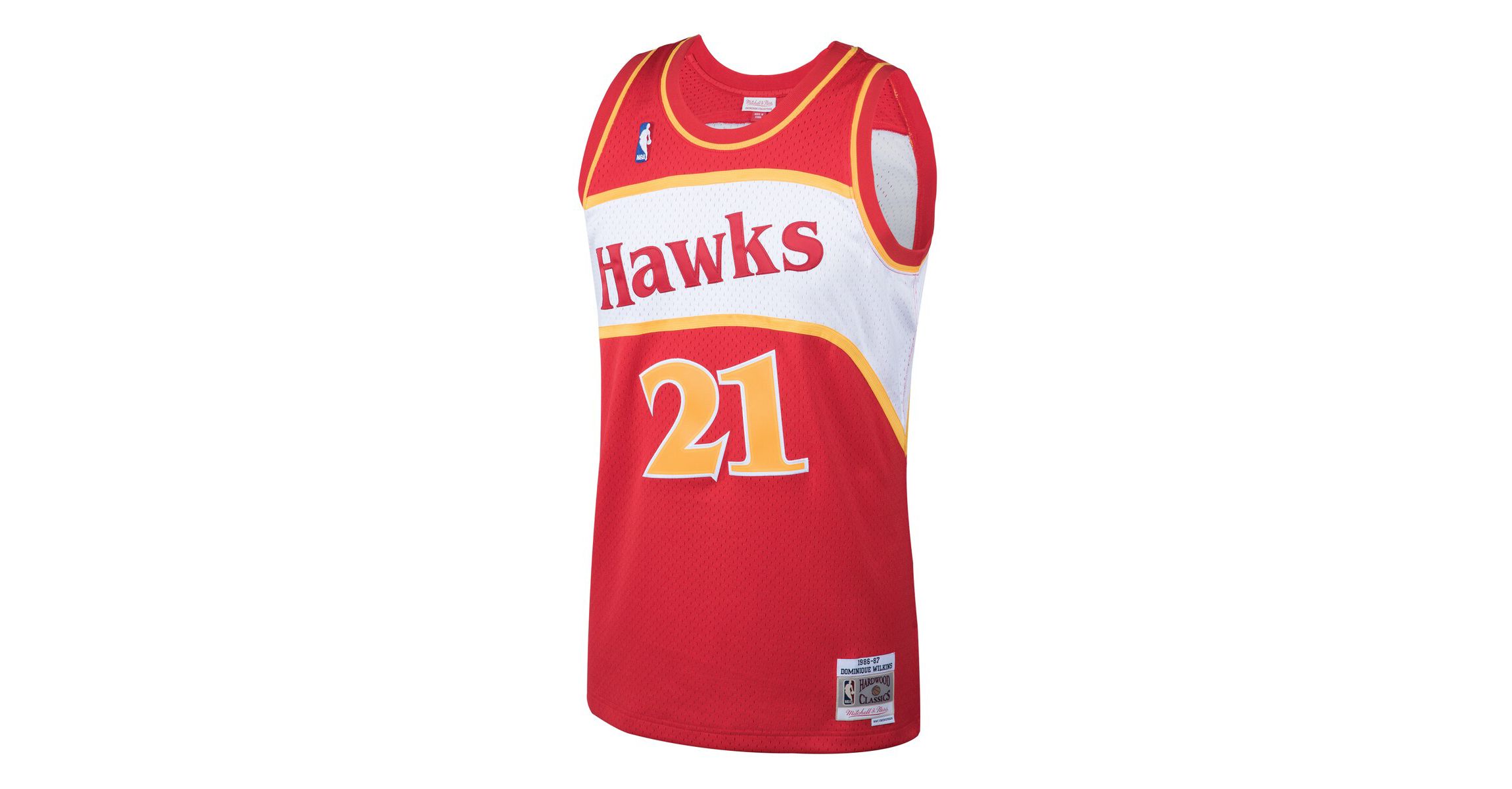 NBA Dominique Wilkins Atlanta Hawks 1986/87 Hardwood Classics Swingman Jersey