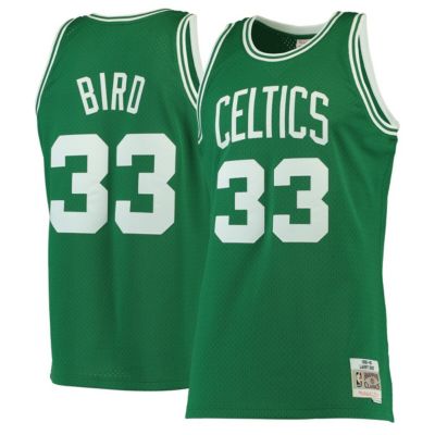 Mitchell & Ness Men's NBA Larry Bird Kelly Boston Celtics Hardwood Classics Swingman Jersey