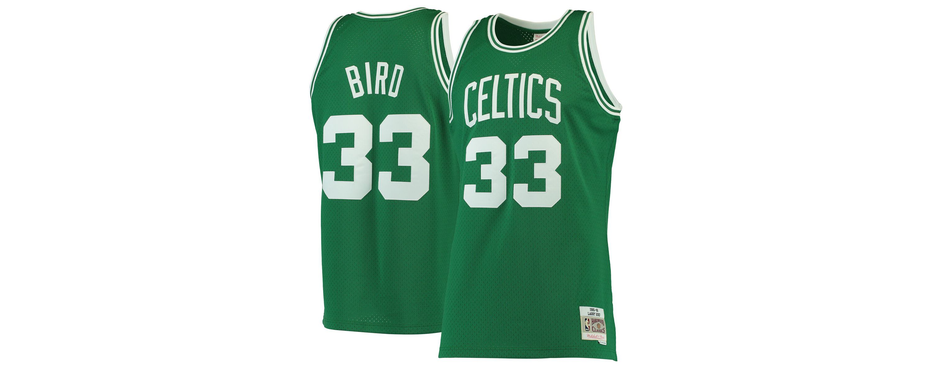 NBA Larry Bird Kelly Boston Celtics Hardwood Classics Swingman Jersey