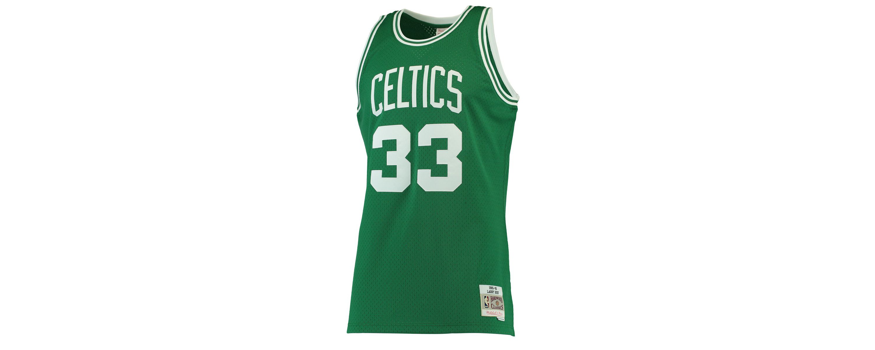 NBA Larry Bird Kelly Boston Celtics Hardwood Classics Swingman Jersey