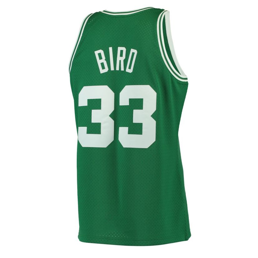 NBA Larry Bird Kelly Boston Celtics Hardwood Classics Swingman Jersey