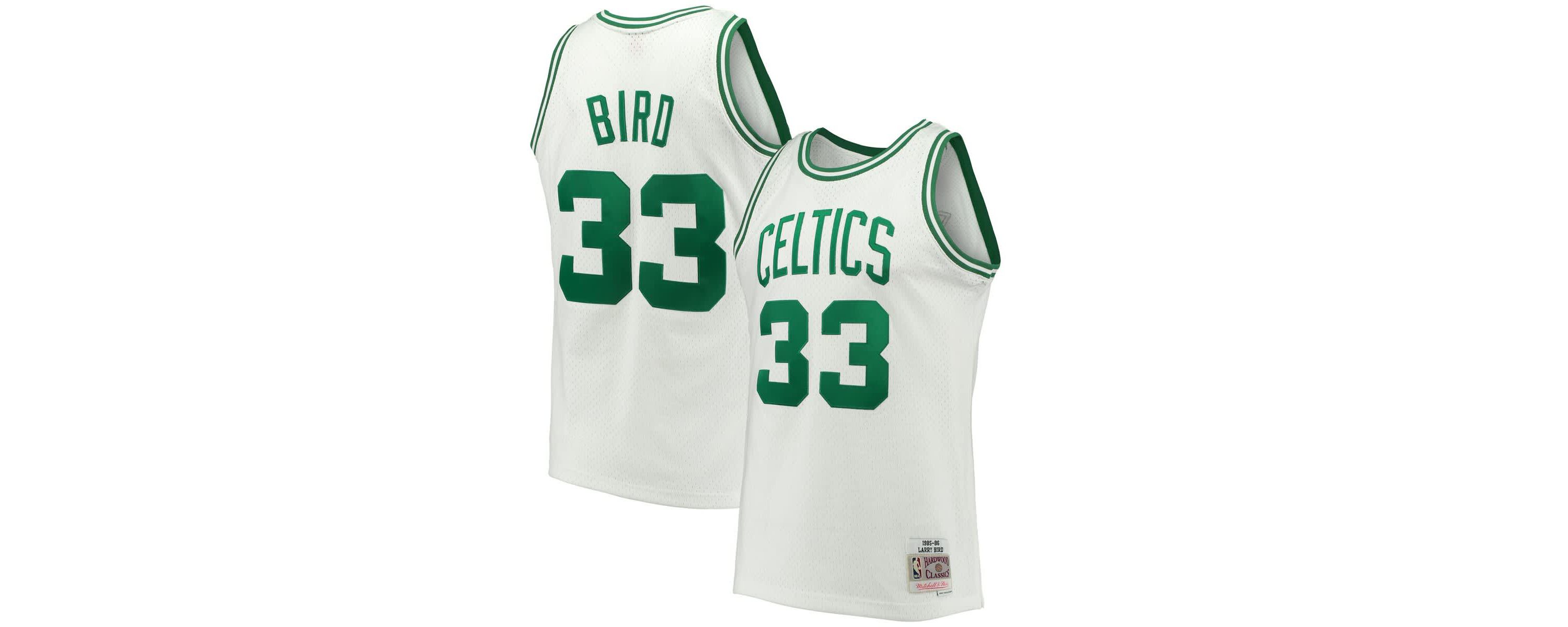 NBA Larry Bird Boston Celtics Hardwood Classics 1985/86 Swingman Jersey