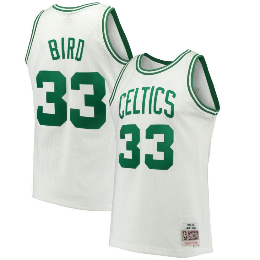 NBA Larry Bird Boston Celtics Hardwood Classics 1985/86 Swingman Jersey