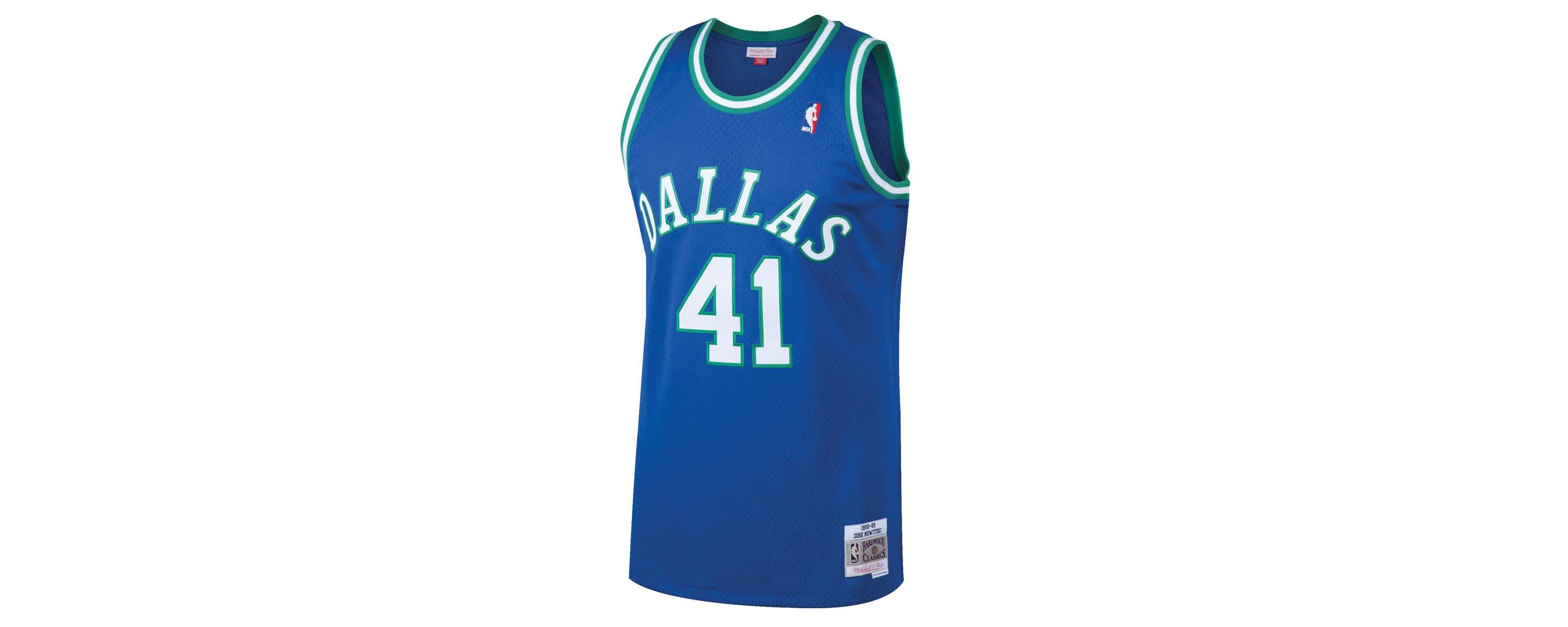 NBA Dirk Nowitzki Dallas Mavericks 1998/99 Hardwood Classics Swingman Jersey