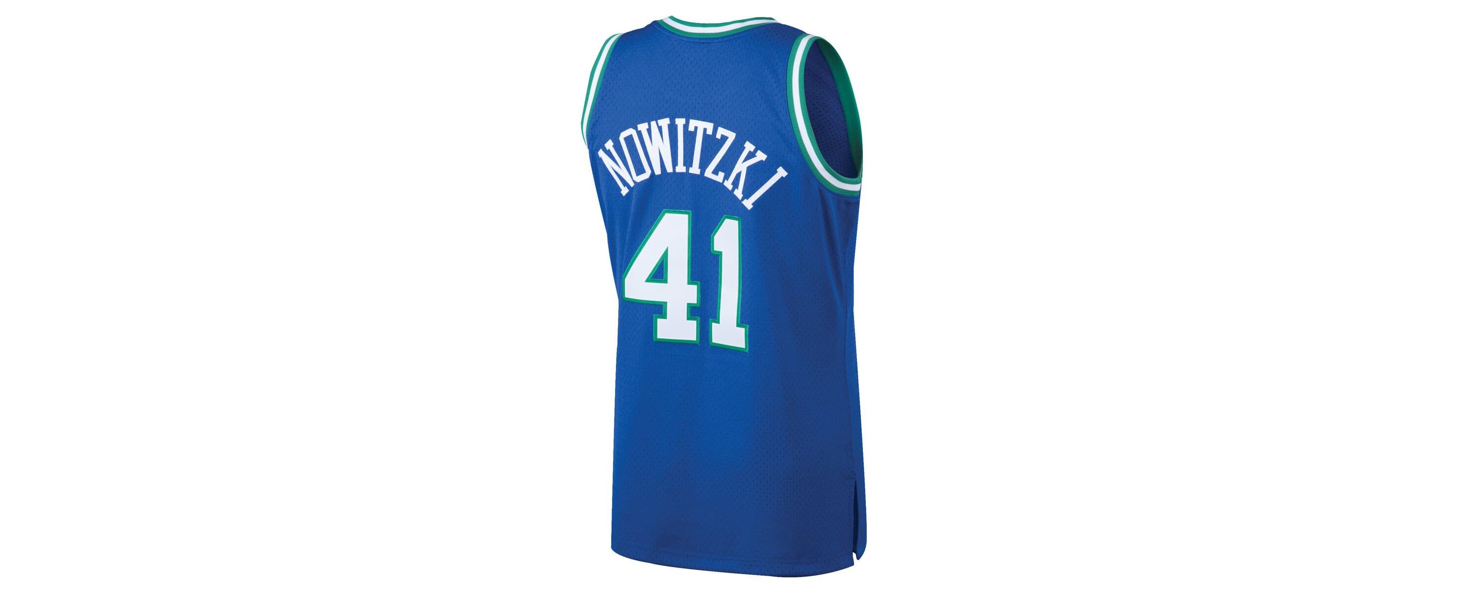NBA Dirk Nowitzki Dallas Mavericks 1998/99 Hardwood Classics Swingman Jersey