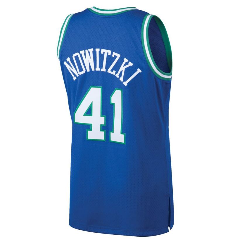NBA Dirk Nowitzki Dallas Mavericks 1998/99 Hardwood Classics Swingman Jersey