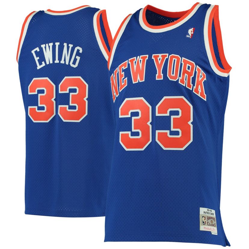 NBA Patrick Ewing New York Knicks 1991/92 Hardwood Classics Swingman Jersey