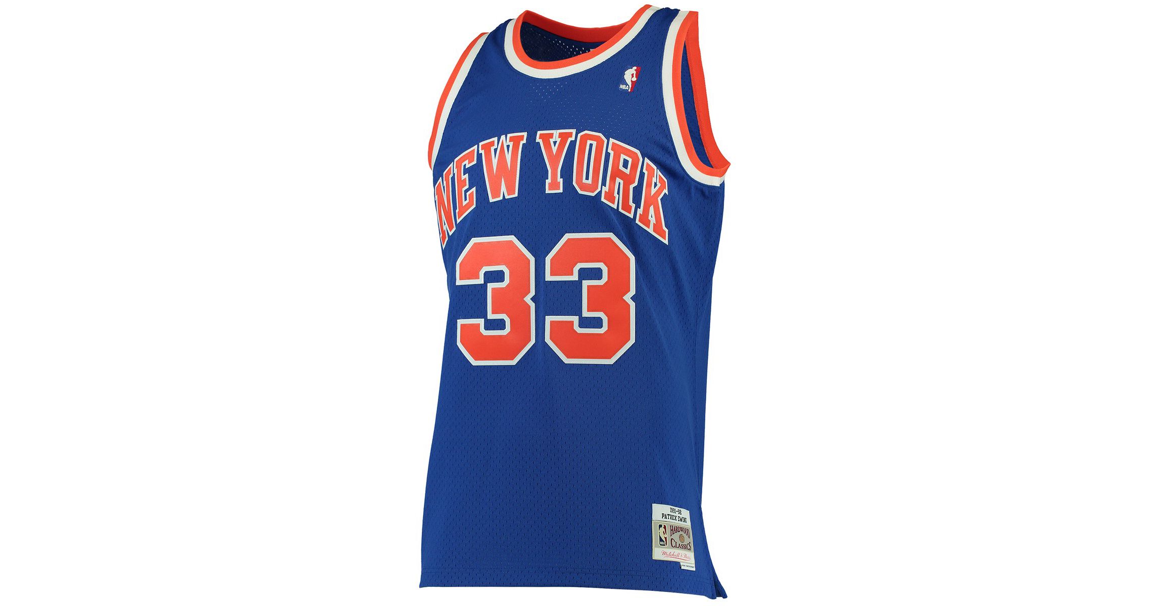NBA Patrick Ewing New York Knicks 1991/92 Hardwood Classics Swingman Jersey