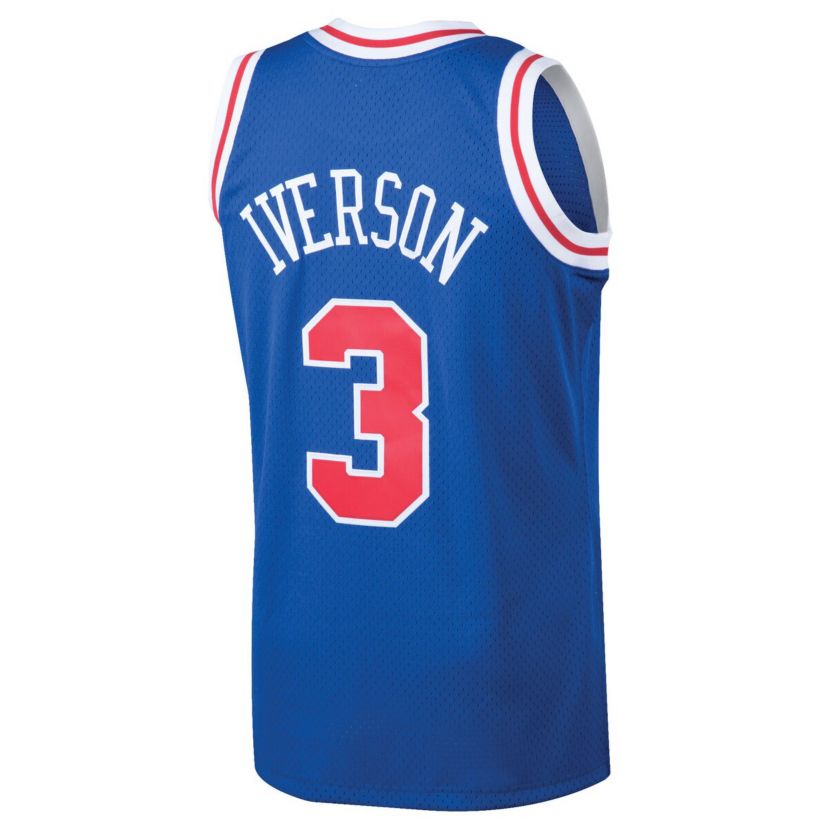 NBA Allen Iverson Philadelphia 76ers 1996/97 Hardwood Classics Swingman Jersey