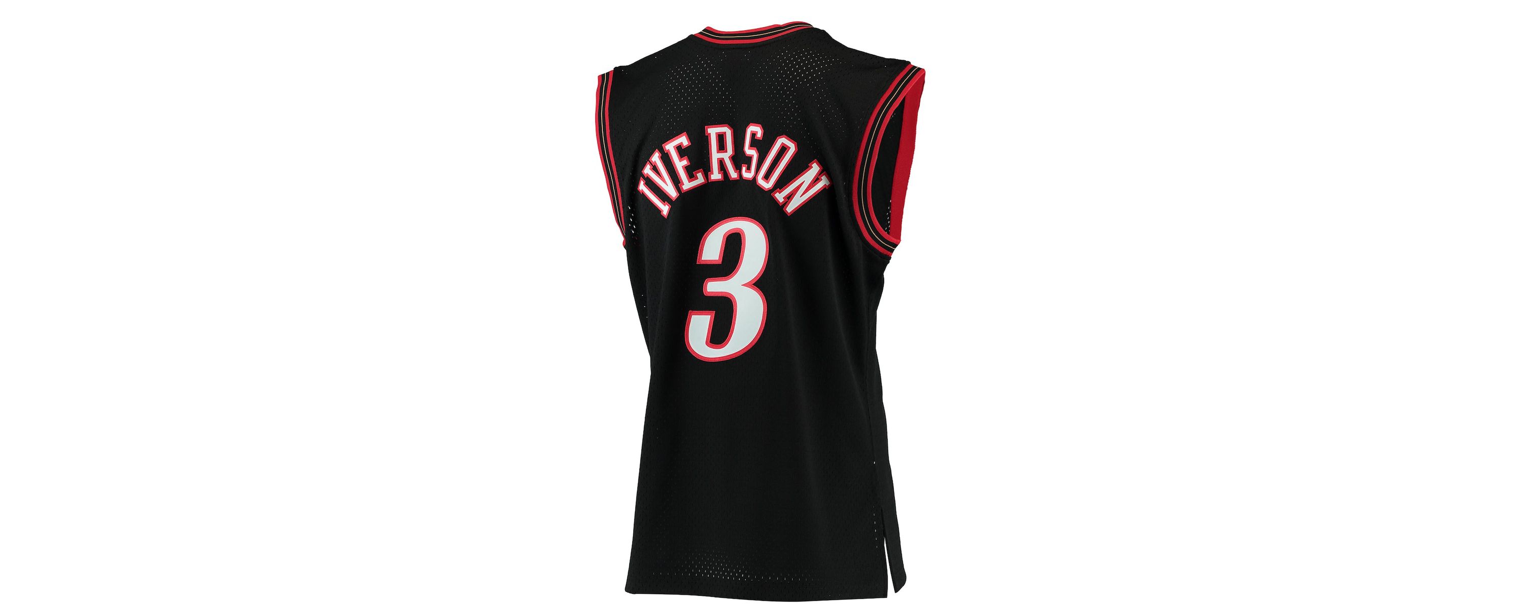 NBA Allen Iverson Philadelphia 76ers 2000/01 Hardwood Classics Swingman Jersey