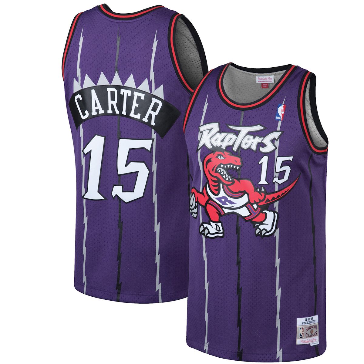 NBA Vince Carter Toronto Raptors 1998/99 Hardwood Classics Swingman Jersey
