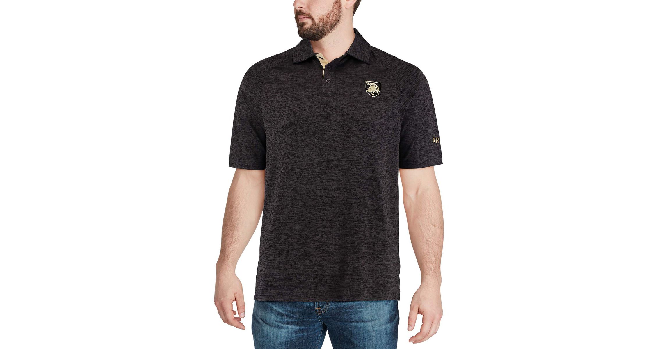 Army Black Knights NCAA Army Knights Down Swing Polo