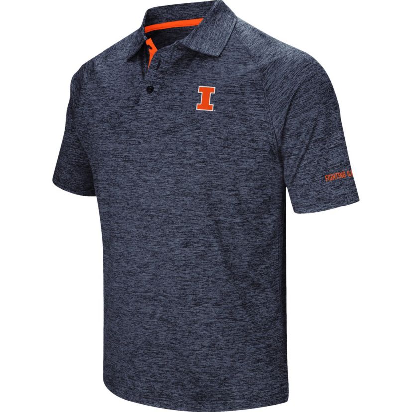 NCAA Illinois Fighting Illini Down Swing Polo