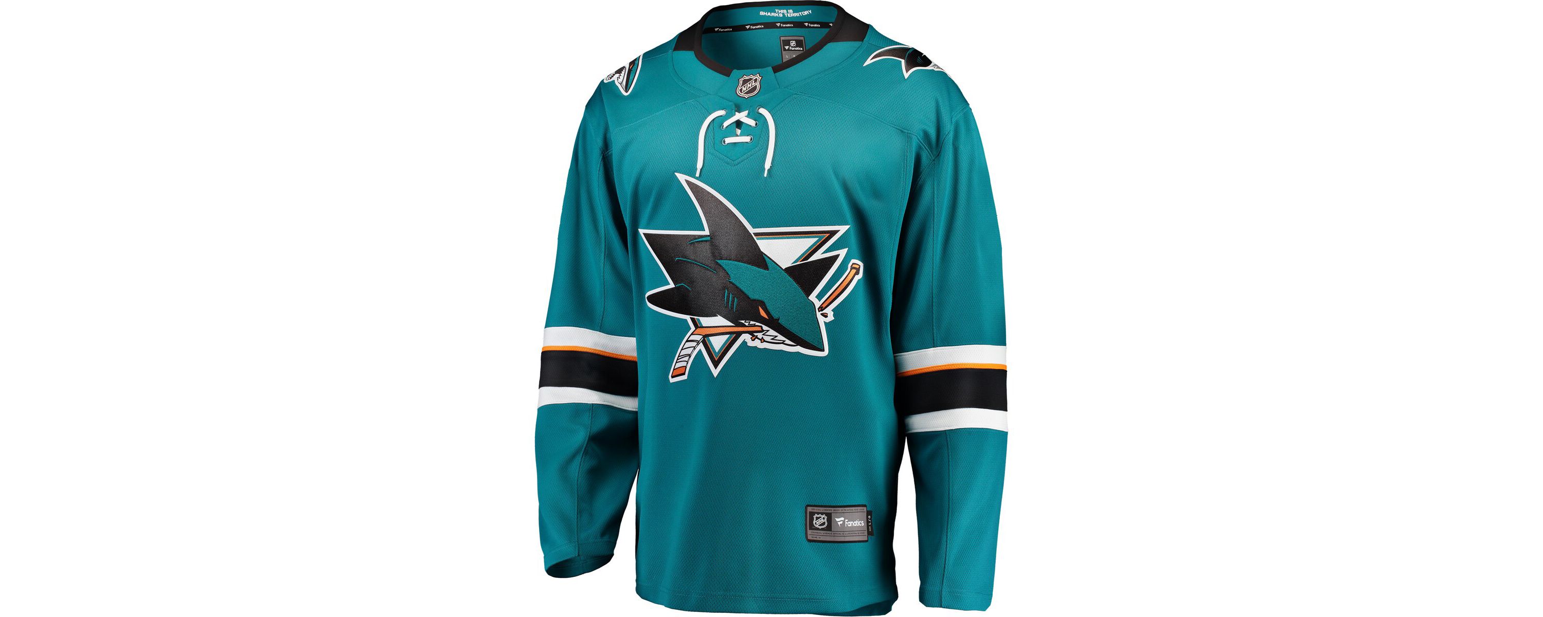 NHL Fanatics San Jose Sharks Breakaway Home Jersey