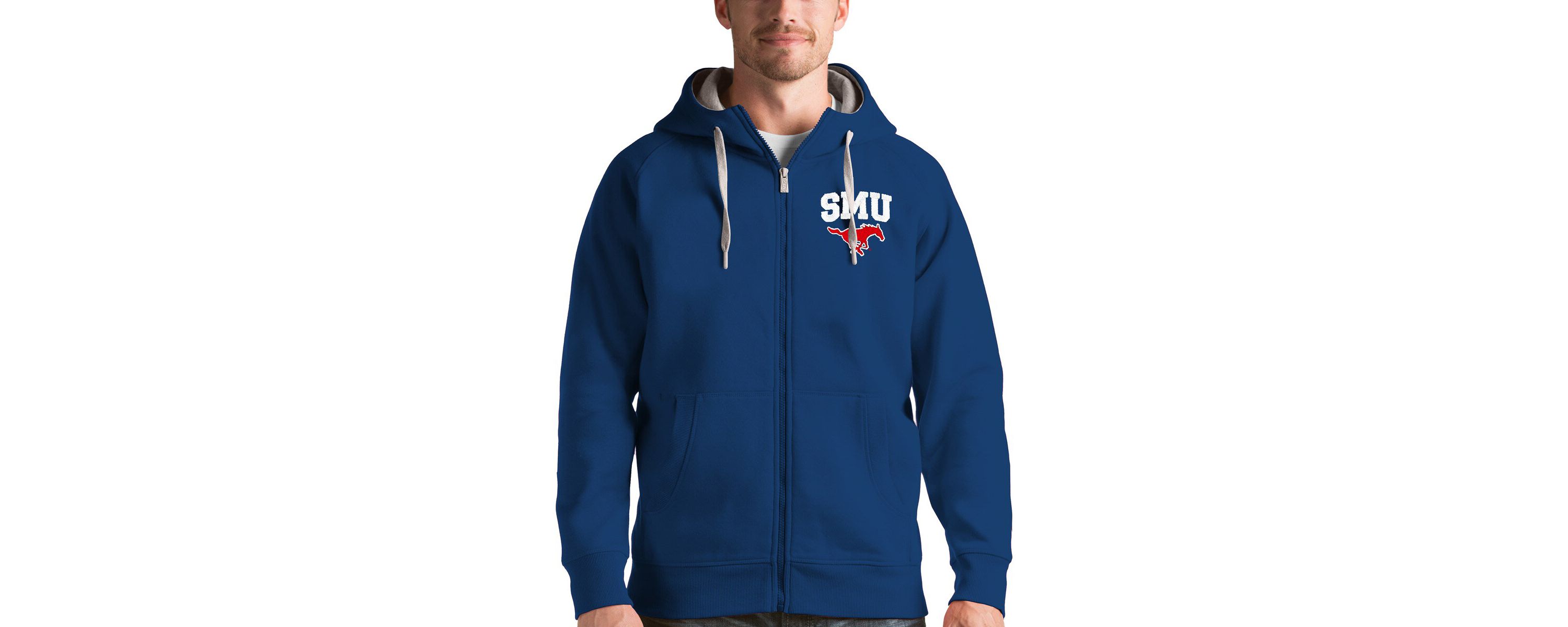 NCAA SMU Mustangs Victory Full-Zip Hoodie
