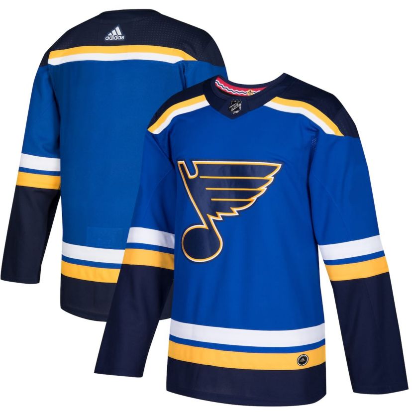 NHL St. Louis Blues Home Authentic Blank Jersey