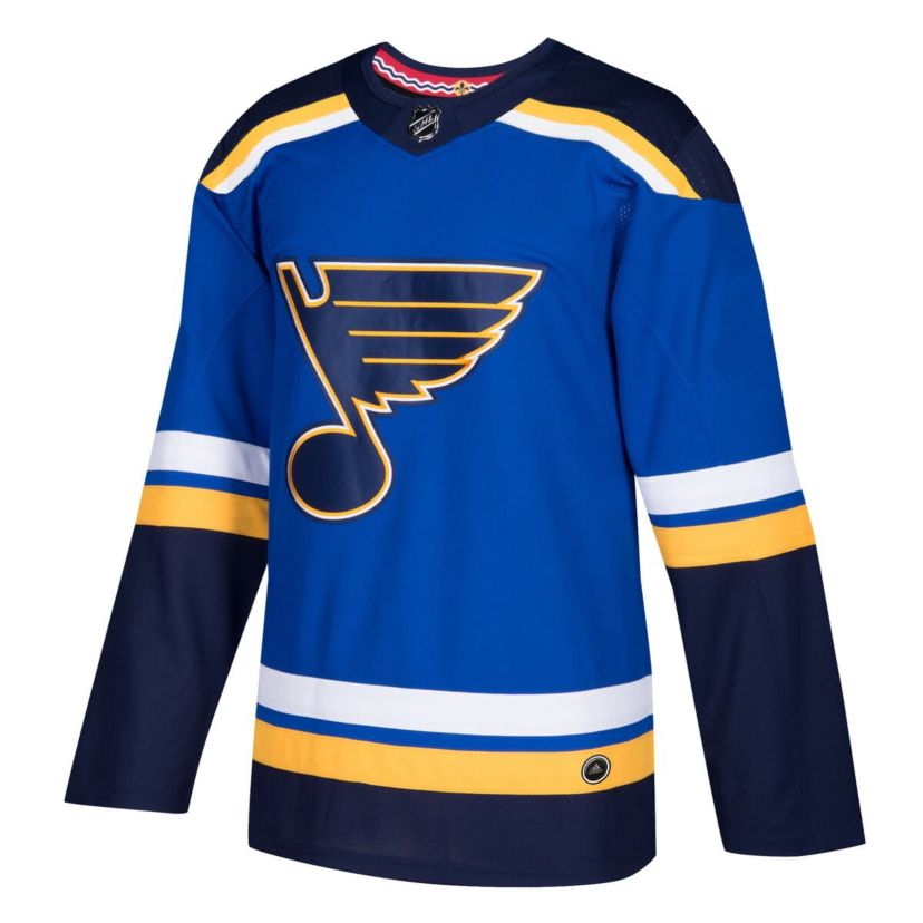NHL St. Louis Blues Home Authentic Blank Jersey
