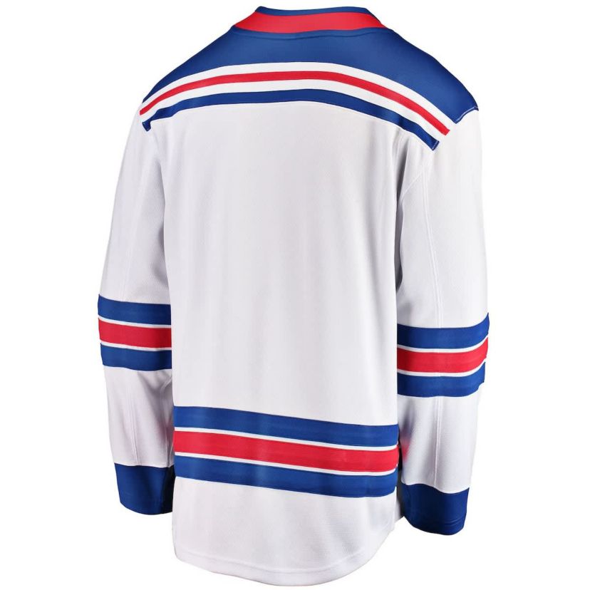 NHL Fanatics New York Rangers Breakaway Away Jersey