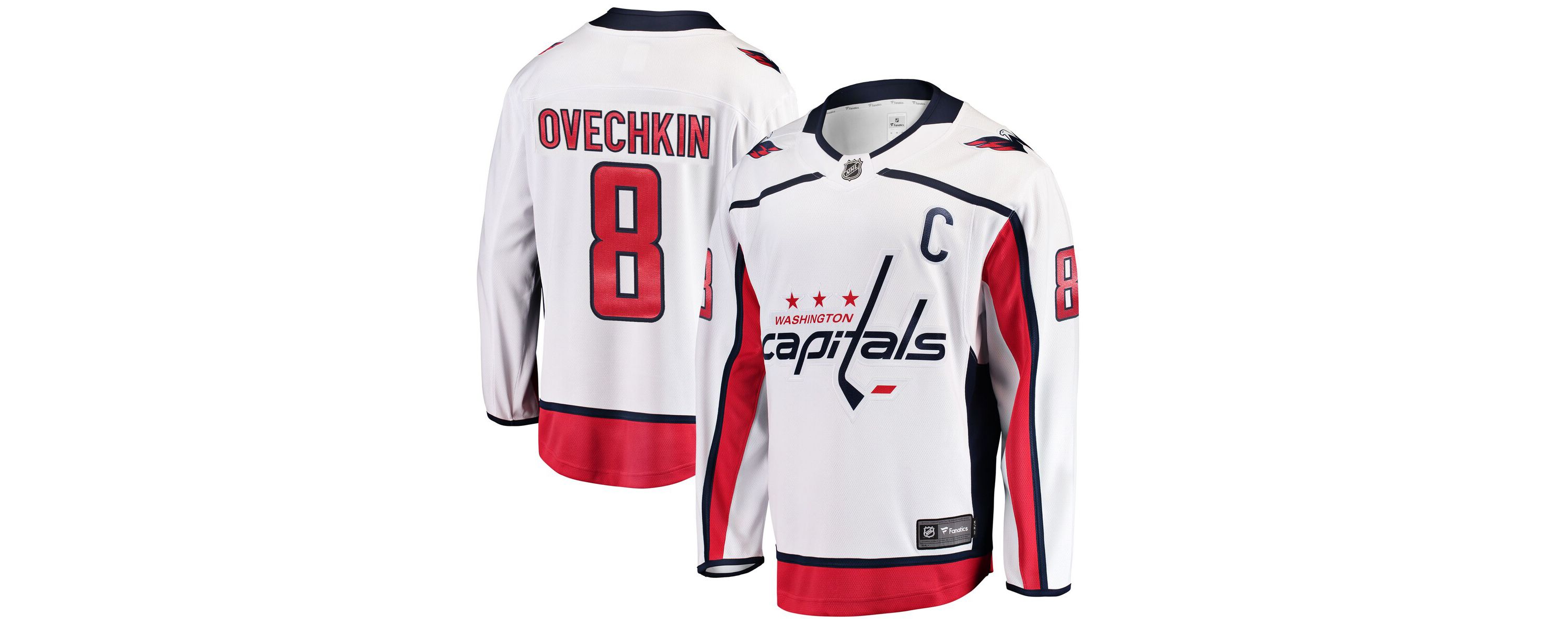 NHL Fanatics Alexander Ovechkin Washington Capitals Breakaway Jersey