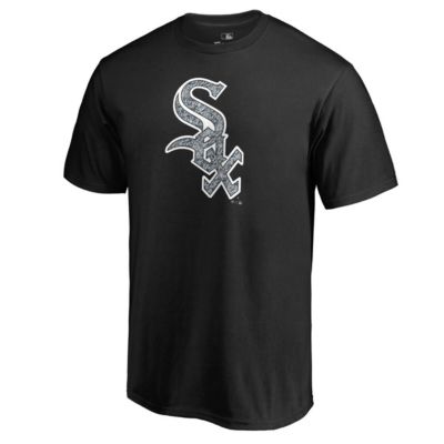 Fanatics Men's Chicago White Sox MLB Chicago Sox Static Logo T-Shirt, Black, 2XL