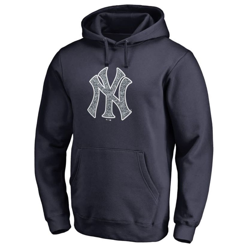 MLB New York Yankees Static Logo Pullover Hoodie