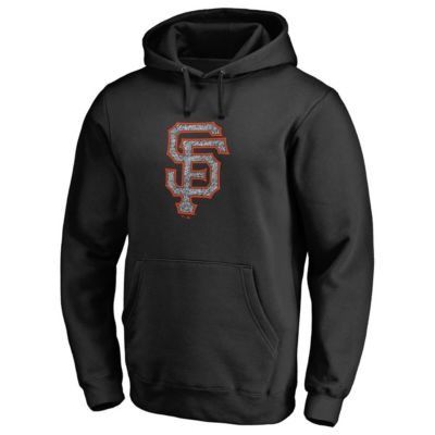 Fanatics MTO Label Men's MLB San Francisco Giants Static Logo Pullover Hoodie, Black, Large