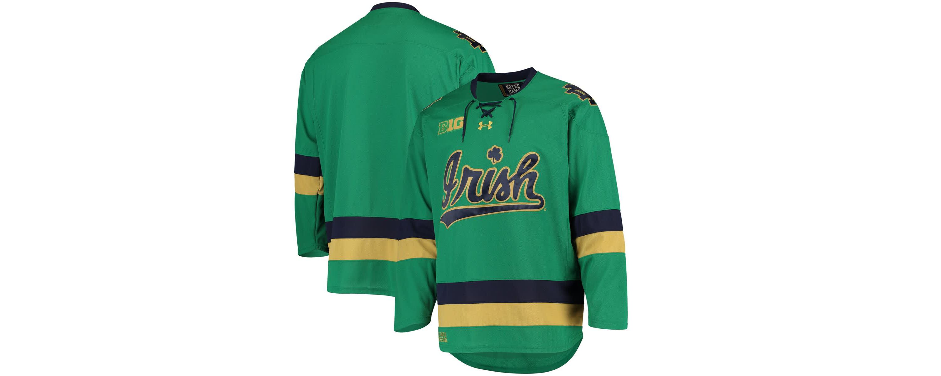 NCAA Under Armour Notre Dame Fighting Irish Replica Hockey Jersey
