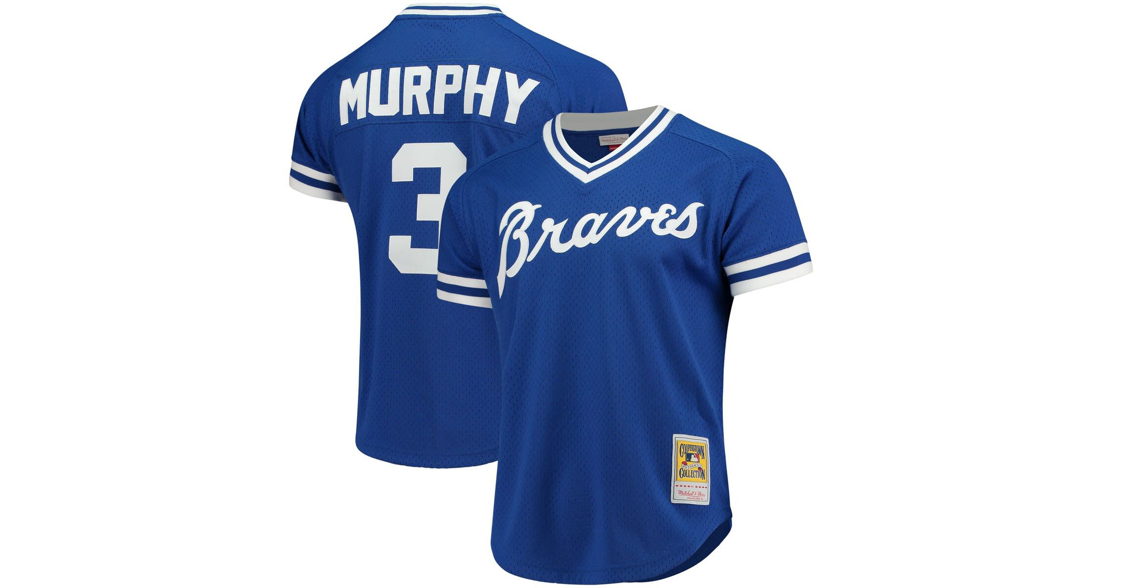 MLB Dale Murphy Atlanta Braves Cooperstown Mesh Batting Practice Jersey