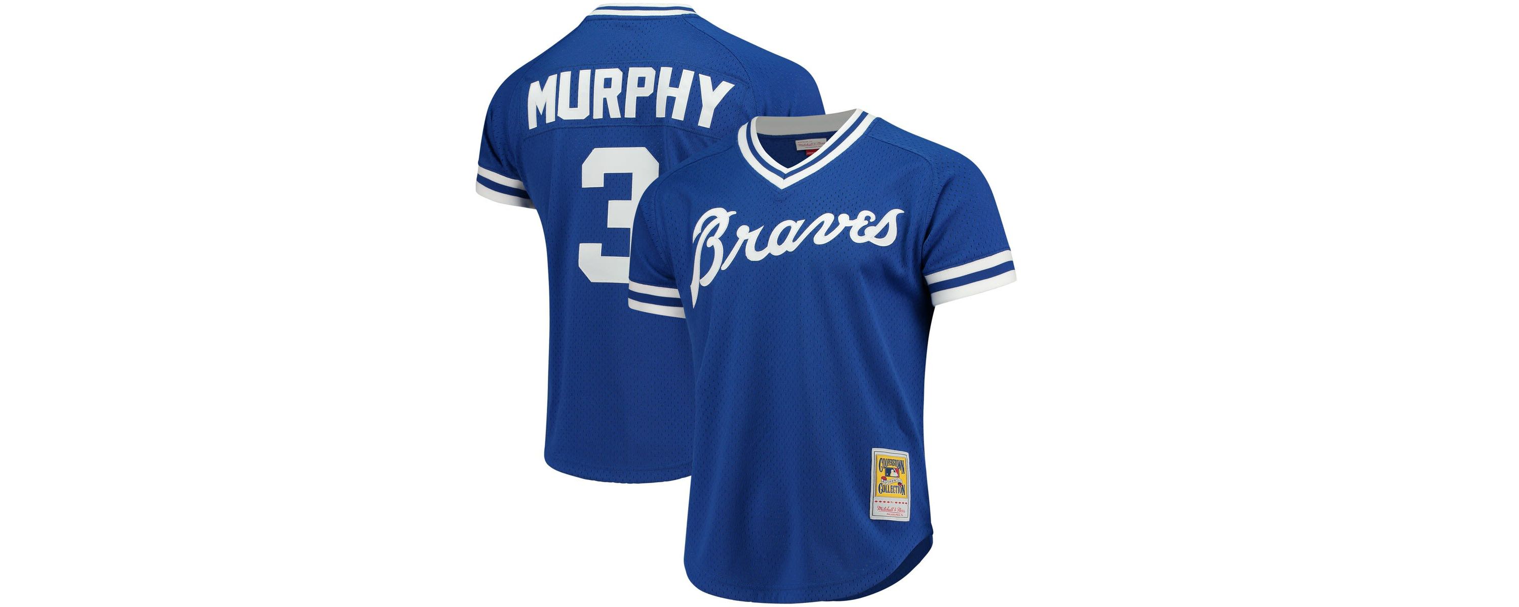 MLB Dale Murphy Atlanta Braves Cooperstown Mesh Batting Practice Jersey