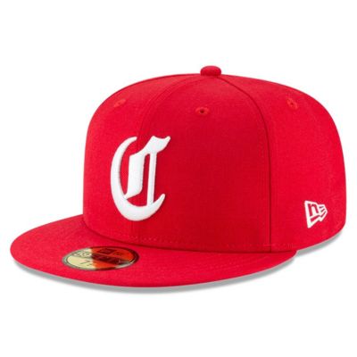 New Era Men's MLB Cincinnati Reds Cooperstown Collection Wool 59FIFTY Fitted Hat