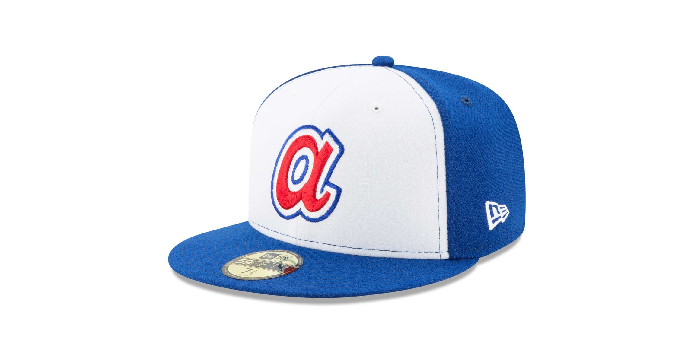 MLB White/Royal Atlanta Braves Cooperstown Collection 59FIFTY Fitted Hat