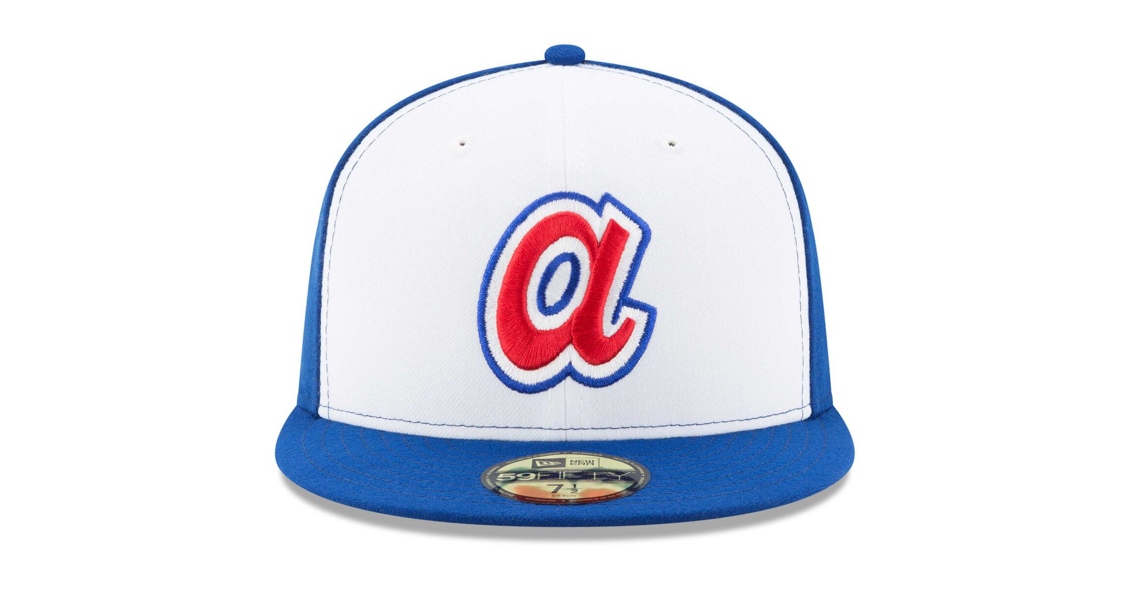 MLB White/Royal Atlanta Braves Cooperstown Collection 59FIFTY Fitted Hat