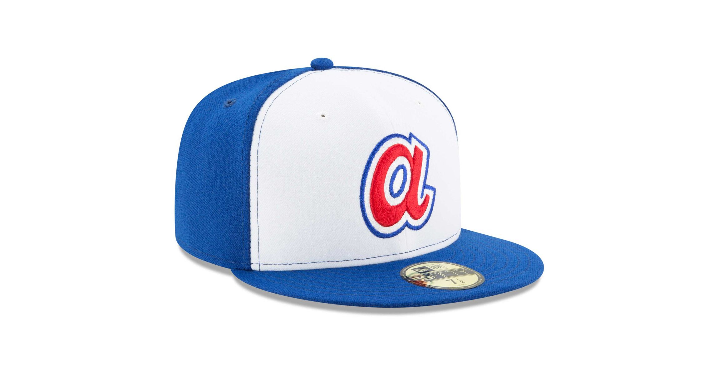 MLB White/Royal Atlanta Braves Cooperstown Collection 59FIFTY Fitted Hat