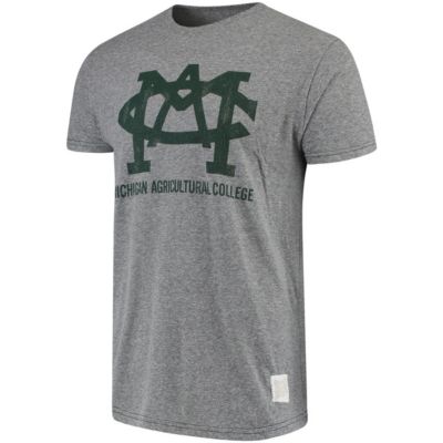 NCAA ed Michigan State Spartans Agricultural Tri-Blend Vintage T-Shirt