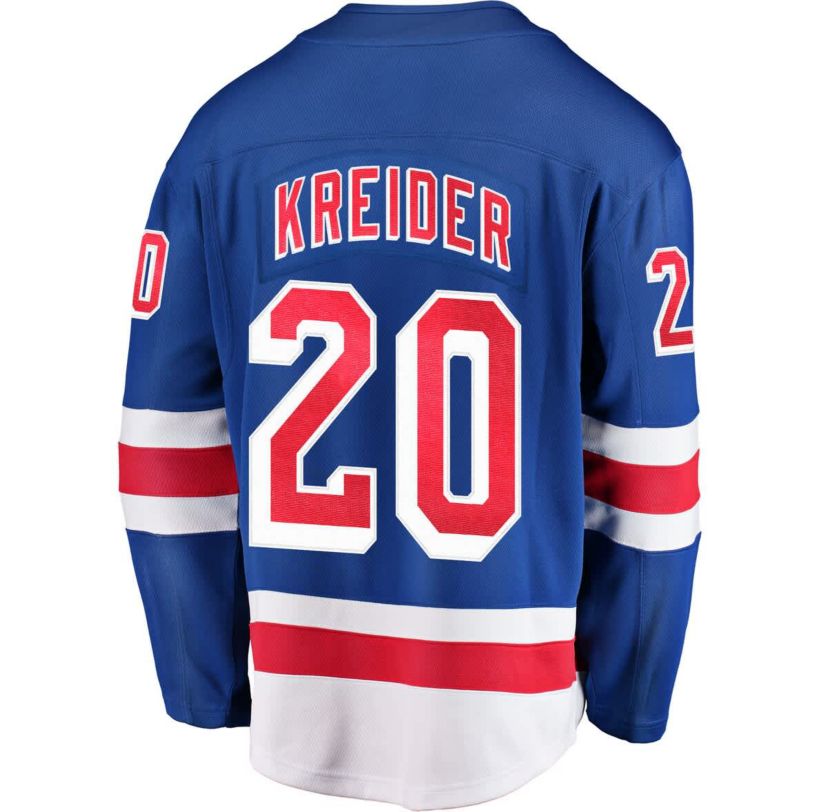 NHL Fanatics Chris Kreider New York Rangers Home Breakaway Player Jersey