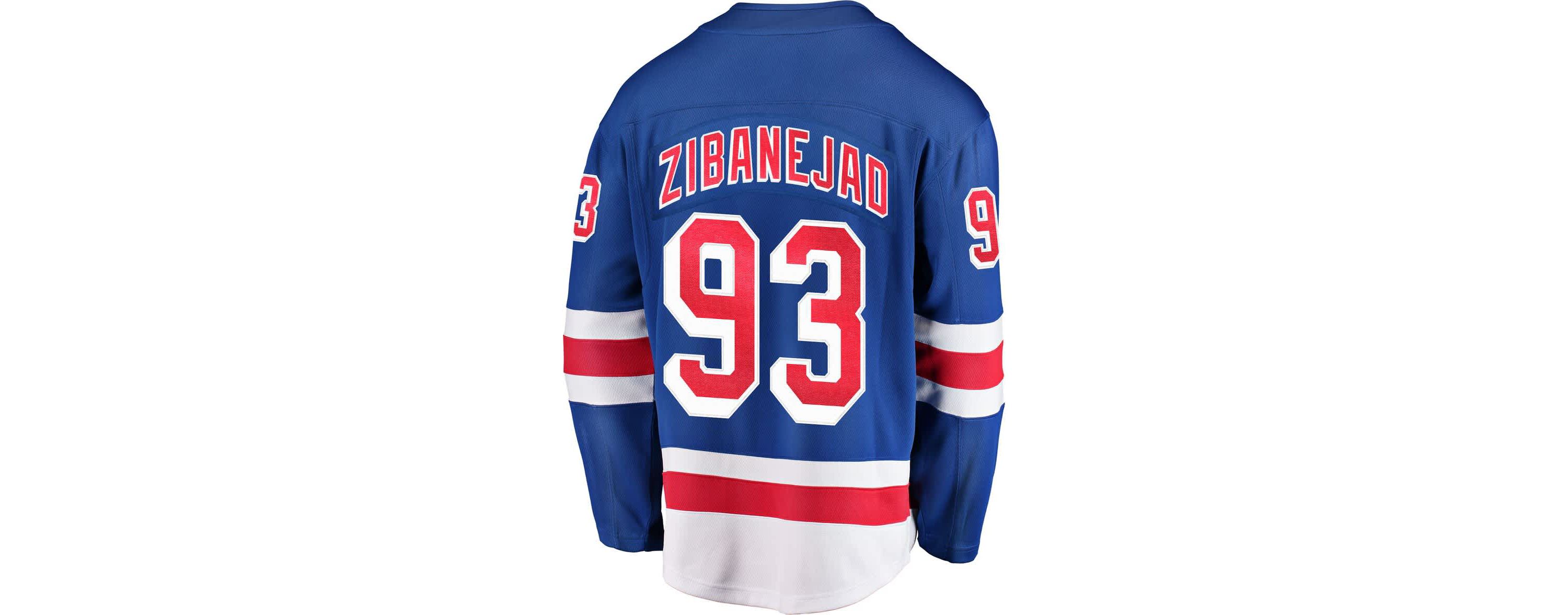 NHL Fanatics Mika Zibanejad New York Rangers Home Breakaway Player Jersey