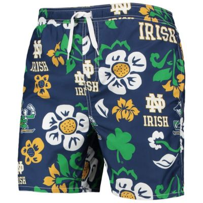 NCAA Notre Dame Fighting Irish Floral Volley Swim Trunks