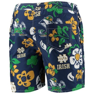 NCAA Notre Dame Fighting Irish Floral Volley Swim Trunks