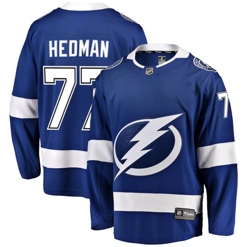 NHL Fanatics Victor Hedman Tampa Bay Lightning Breakaway Jersey