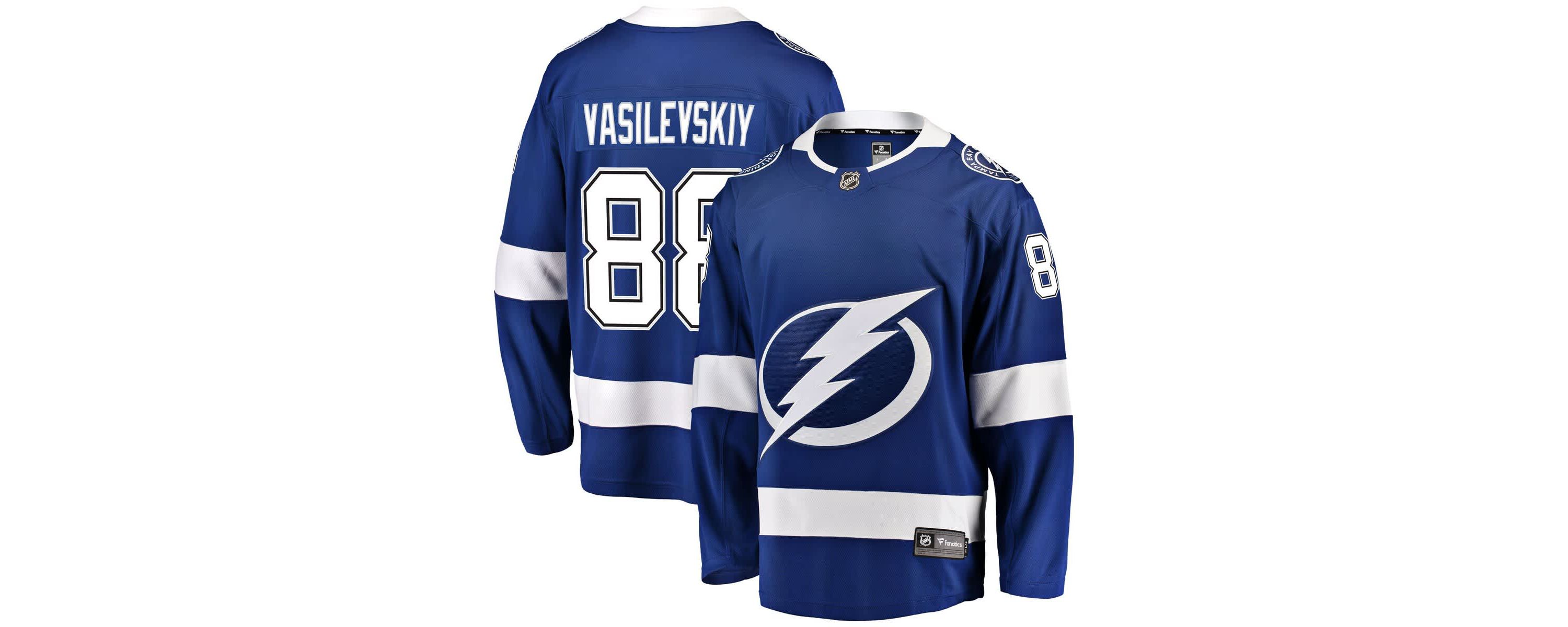 NHL Fanatics Andrei Vasilevskiy Tampa Bay Lightning Home Breakaway Player Jersey