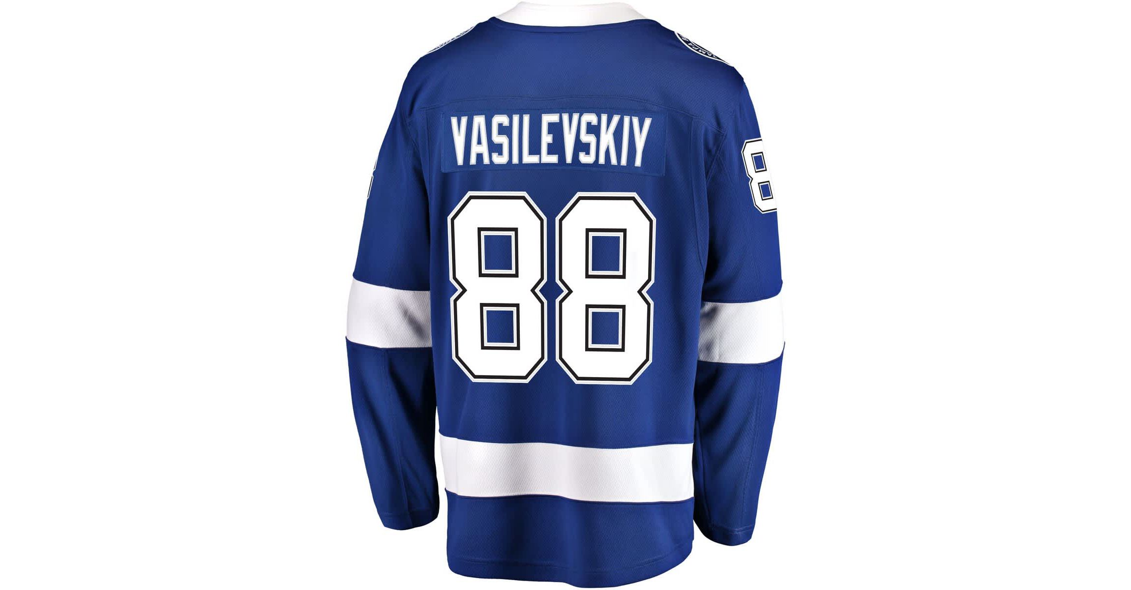 NHL Fanatics Andrei Vasilevskiy Tampa Bay Lightning Home Breakaway Player Jersey