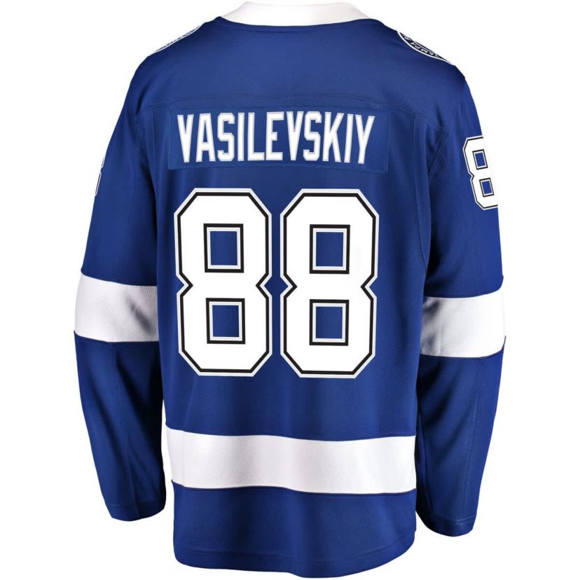 NHL Fanatics Andrei Vasilevskiy Tampa Bay Lightning Home Breakaway Player Jersey